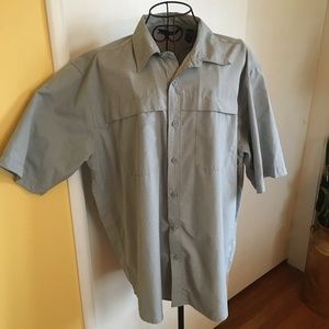 Mens Wrangler Grey Button shirt XL